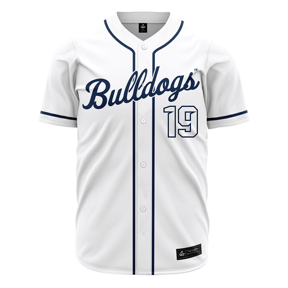 Butler - NCAA Baseball : Christopher Lewis - White Jersey-0