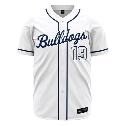 Butler - NCAA Baseball : Christopher Lewis - White Jersey-0