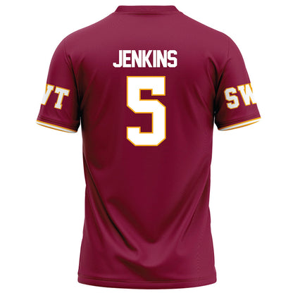 Texas State - NCAA Football : Jaylen Jenkins - Red Football Jersey-1