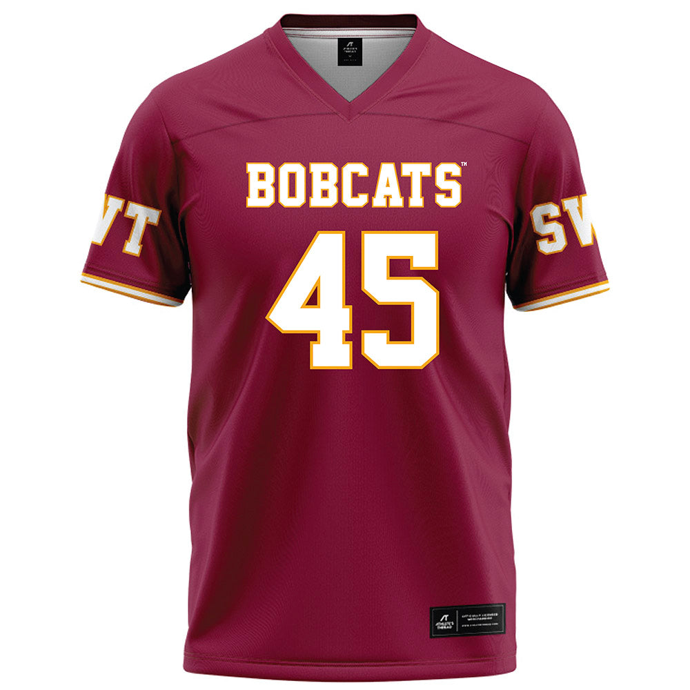 Texas State - NCAA Football : Austin Turner - Red Football Jersey-0