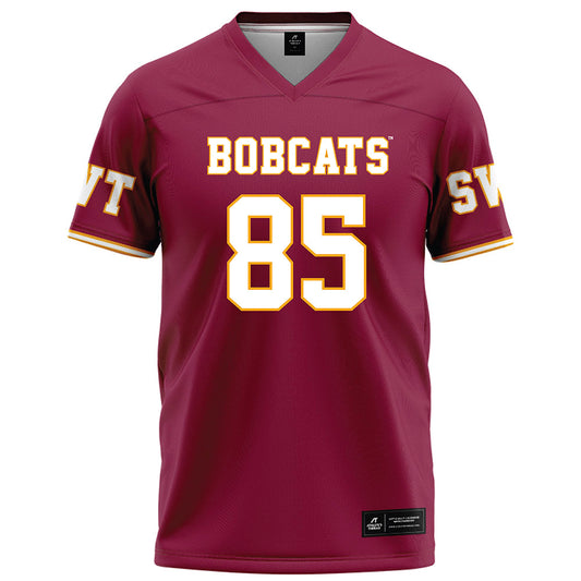 Texas State - NCAA Football : skylar lewis - Red Football Jersey-0