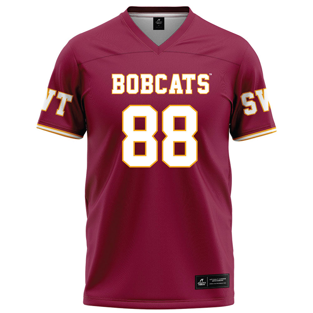 Texas State - NCAA Football : Jordan sanders - Red Football Jersey-0
