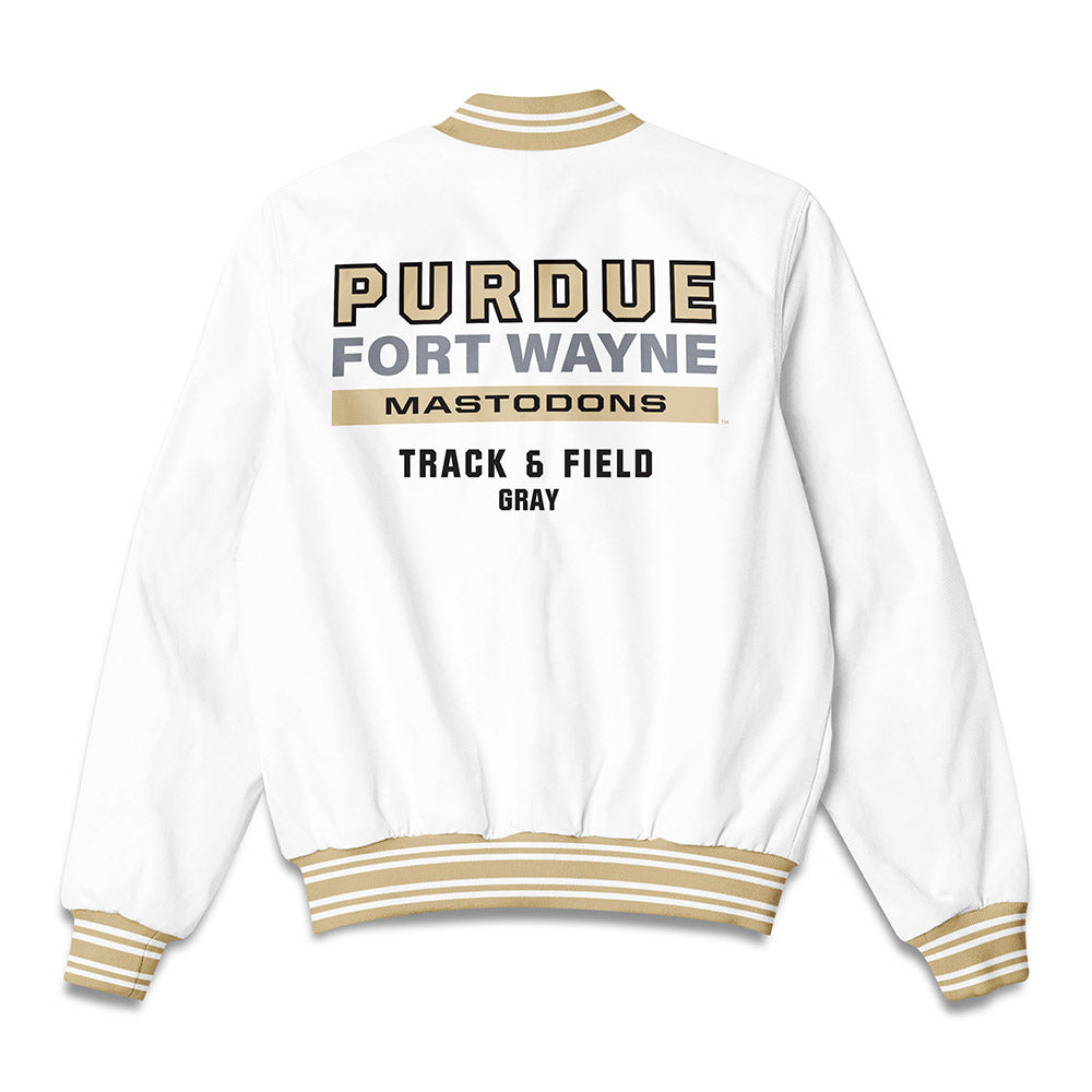 PFW - NCAA Women's Track & Field : Tiara Gray - Bomber Jacket-1