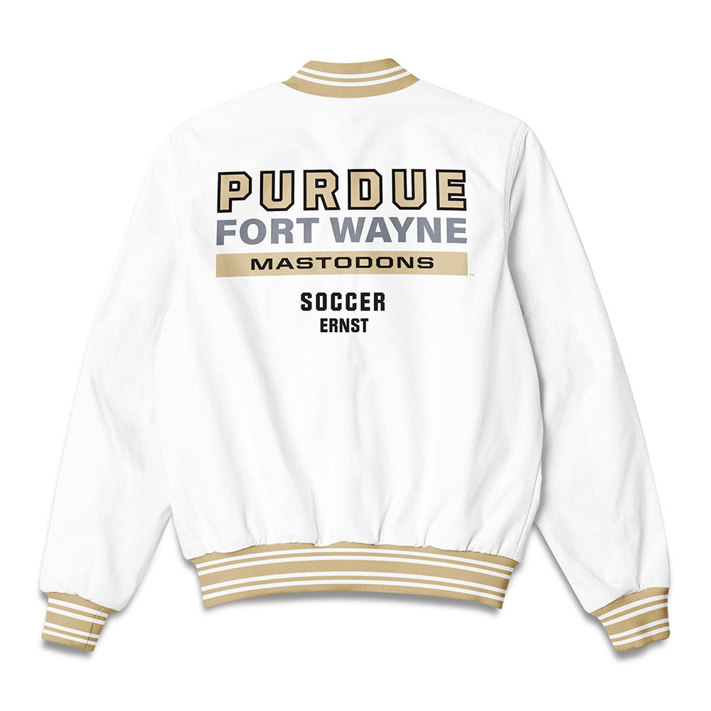 PFW - NCAA Women's Soccer : Emily Ernst - Bomber Jacket-1