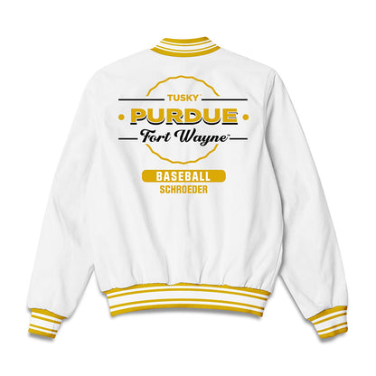 PFW - NCAA Baseball : Augusto Schroeder - Bomber Jacket-1