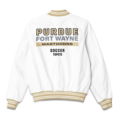 PFW - NCAA Men's Soccer : Iann Topete - Bomber Jacket-1