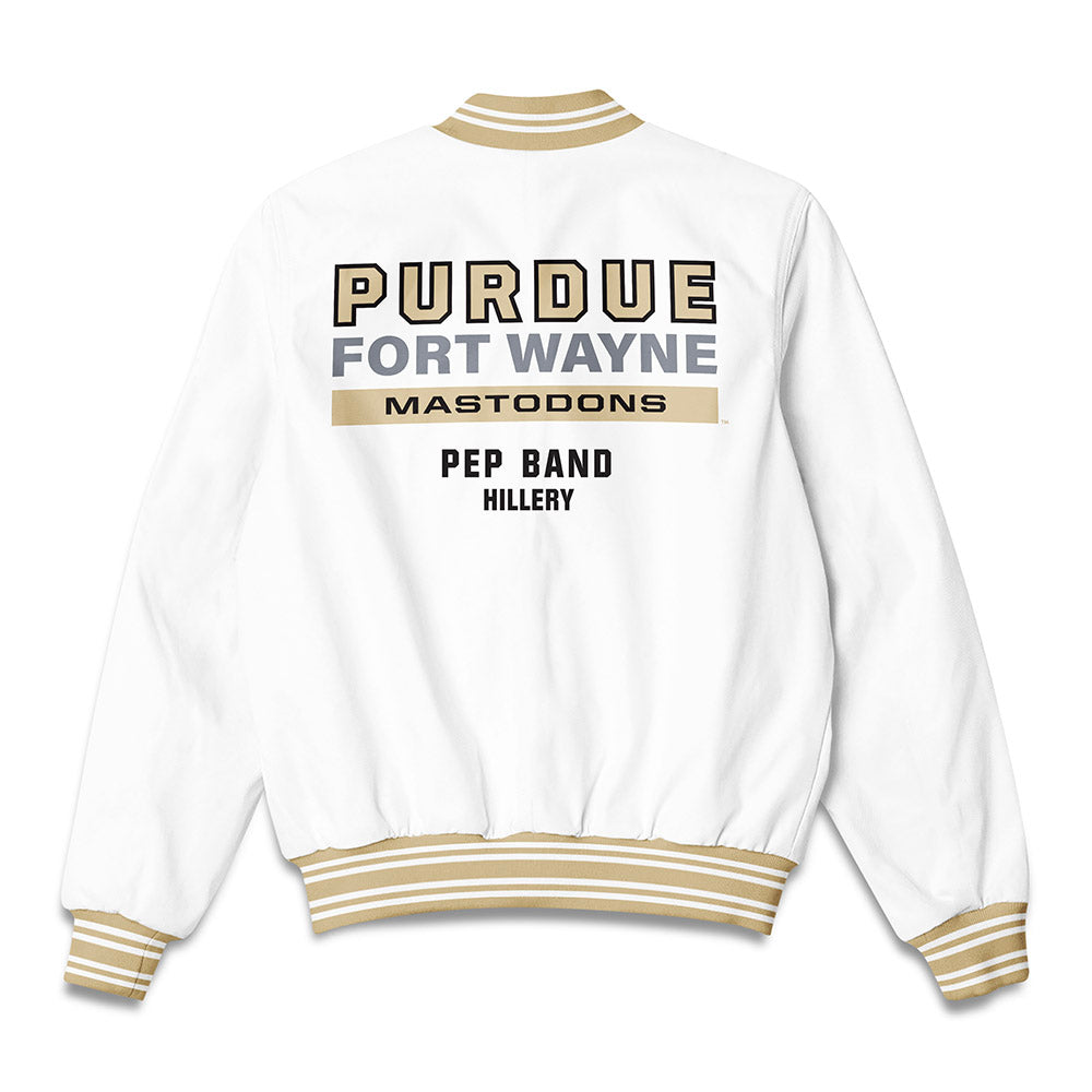 PFW - Pep Band : Justice Hillery - Bomber Jacket-1