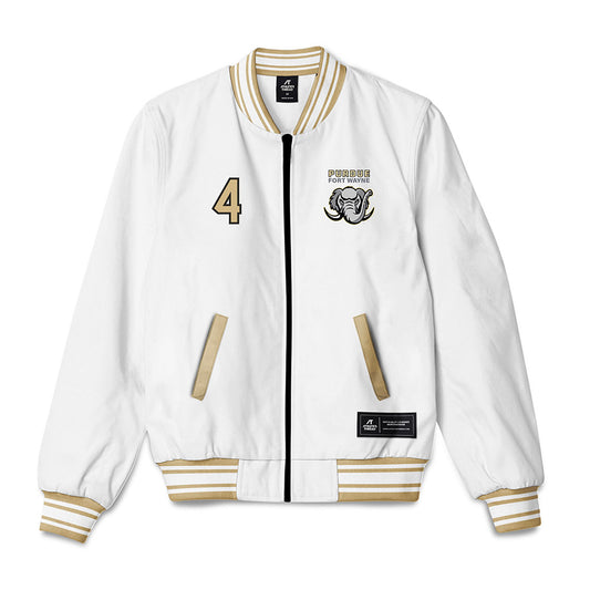 PFW - NCAA Women's Basketball : Ella Riggs - Bomber Jacket-0