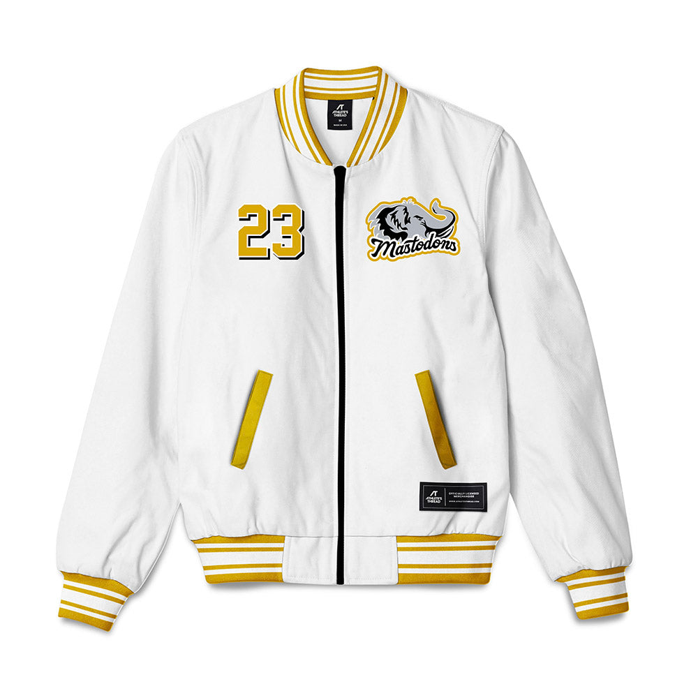 PFW - NCAA Softball : Faith McClain - Bomber Jacket