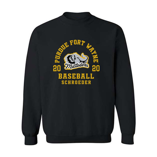 PFW - NCAA Baseball : Augusto Schroeder - Classic Fashion Shersey Crewneck Sweatshirt-0