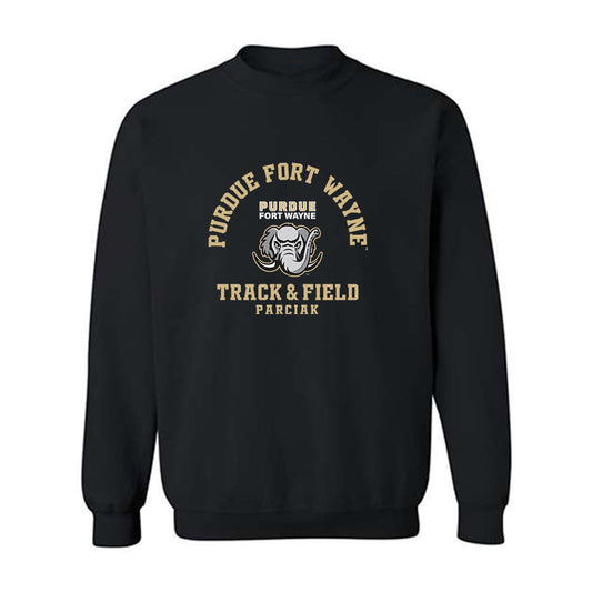PFW - NCAA Men's Track & Field : Max Parciak - Classic Fashion Shersey Crewneck Sweatshirt-0