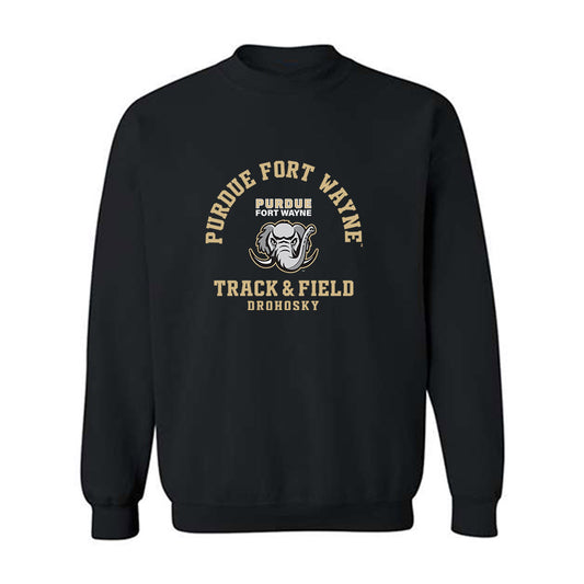 PFW - NCAA Men's Track & Field : Michael Drohosky - Classic Fashion Shersey Crewneck Sweatshirt-0