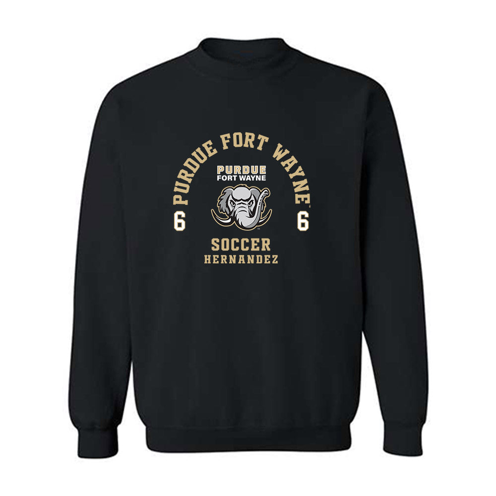 PFW - NCAA Men's Soccer : Jonathan Hernandez - Classic Fashion Shersey Crewneck Sweatshirt-0