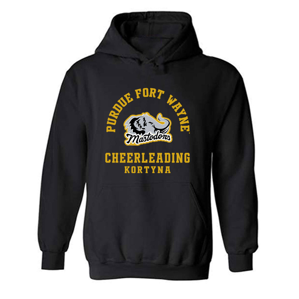 PFW - NCAA Cheerleading : Victoria Kortyna - Classic Fashion Shersey Hooded Sweatshirt-0