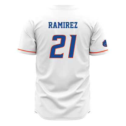 Boise State - NCAA Men's Basketball : Brennan Ramirez - White Jersey-1