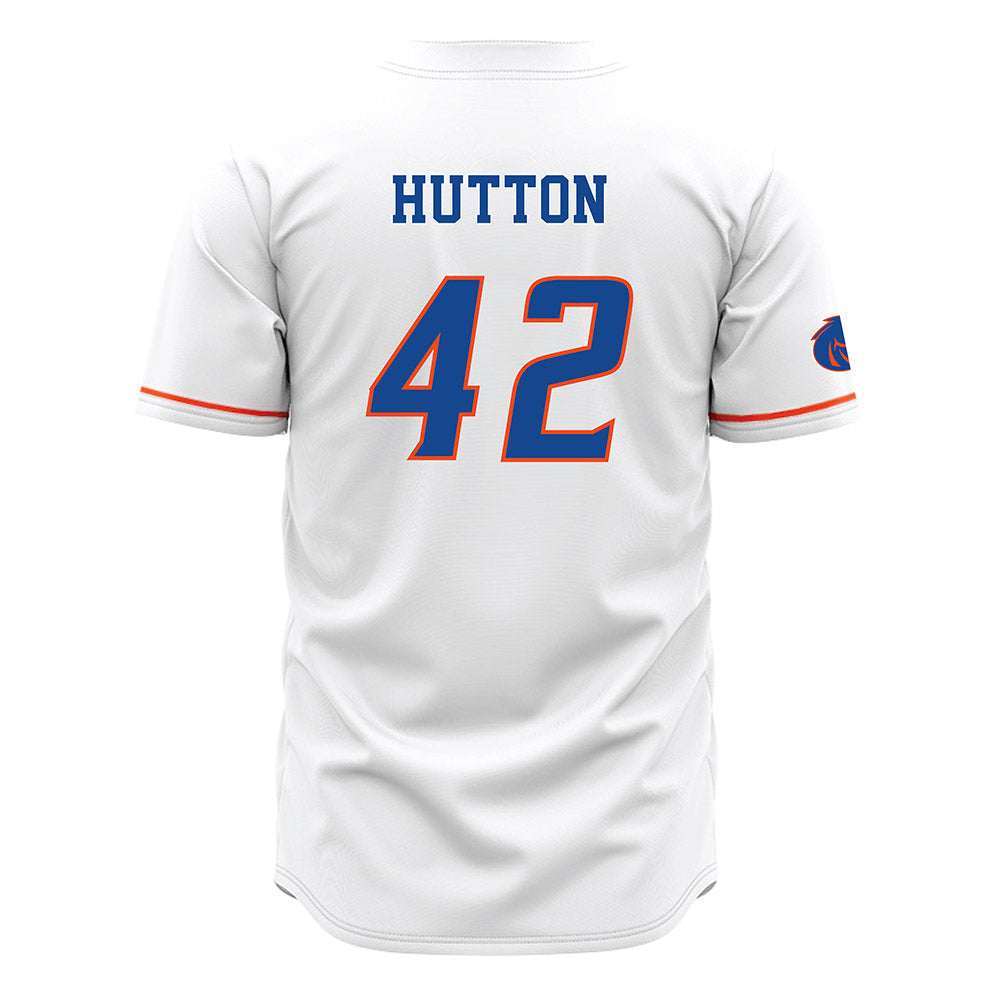 Boise State - NCAA Football : Mason Hutton - White Jersey