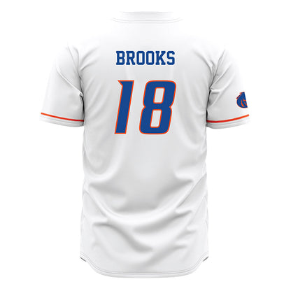 Boise State - NCAA Football : Sam Brooks - White Jersey-1