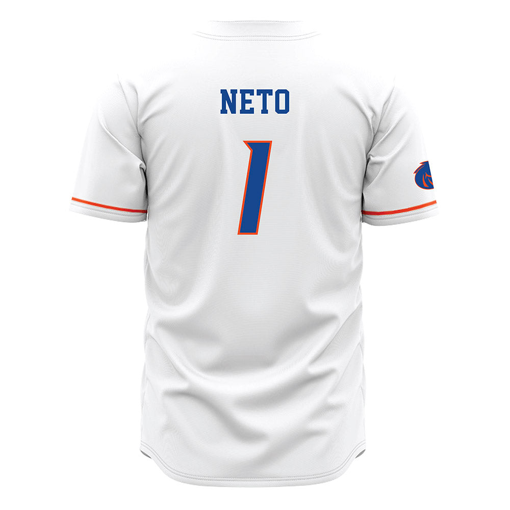 Boise State - NCAA Men's Basketball : Aginaldo Neto - White Jersey-1