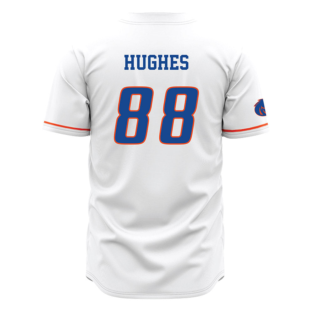 Boise State - NCAA Softball : Chloe Hughes - White Jersey-1