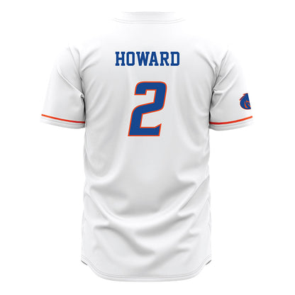 Boise State - NCAA Women's Basketball : Emily Howard - White Jersey-1