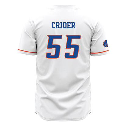 Boise State - NCAA Softball : Jorja Crider - White Jersey-1