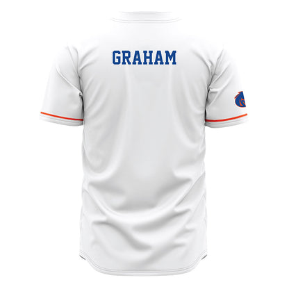 Boise State - NCAA Men's Track & Field : Christian Graham - White Jersey-1