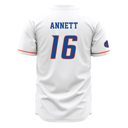 Boise State - NCAA Football : Kaleb Annett - White Jersey