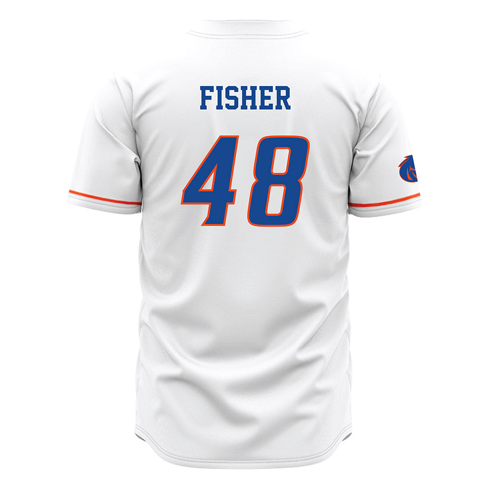 Boise State - NCAA Football : Oliver Fisher - White Jersey