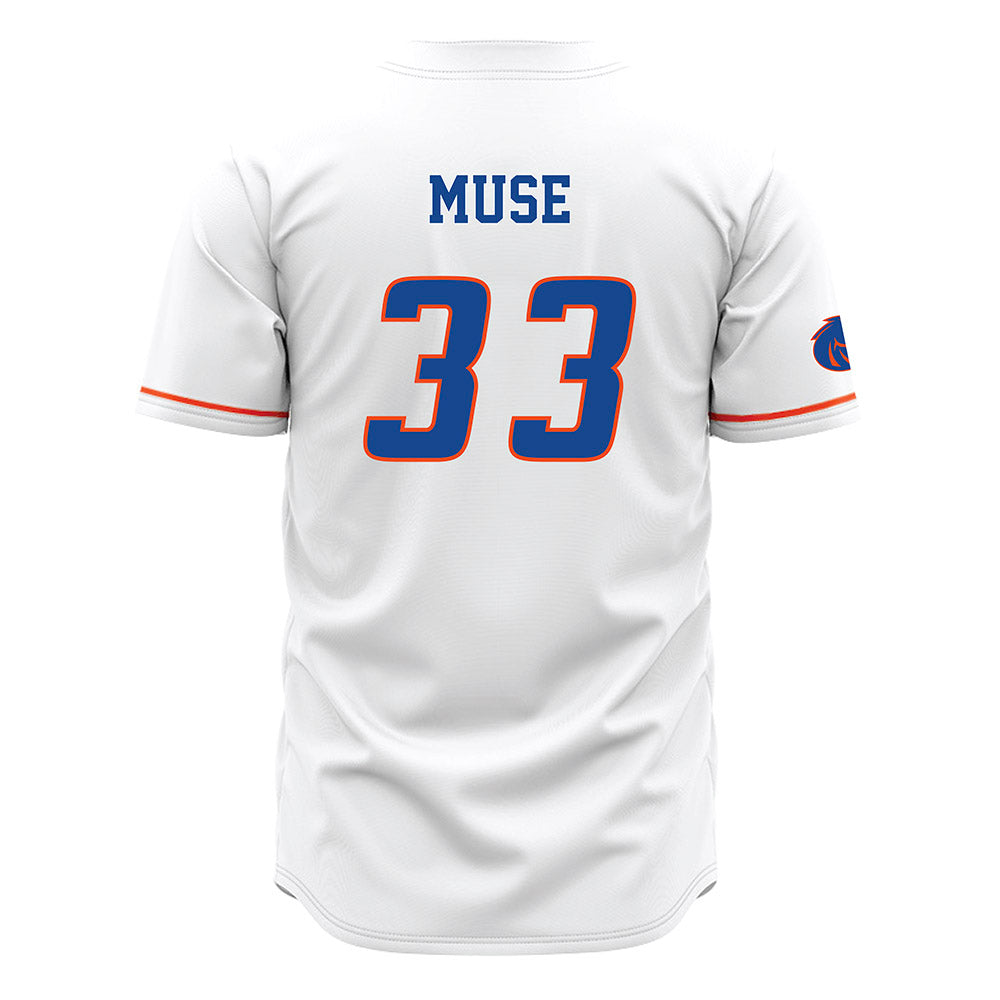 Boise State - NCAA Women's Basketball : Abby Muse - White Jersey