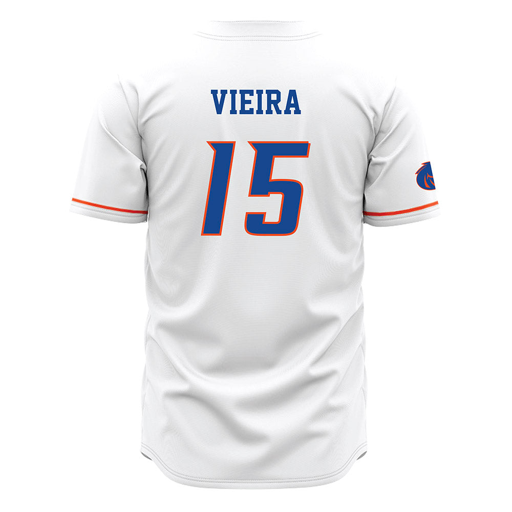 Boise State - NCAA Softball : Kaylee Vieira - White Jersey-1