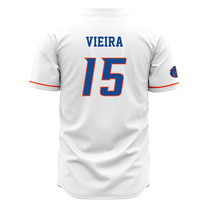Boise State - NCAA Softball : Kaylee Vieira - White Jersey-1