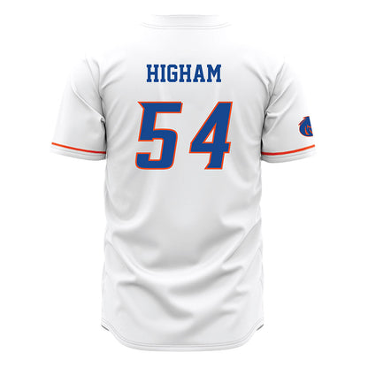 Boise State - NCAA Football : Hunter Higham - White Jersey-1