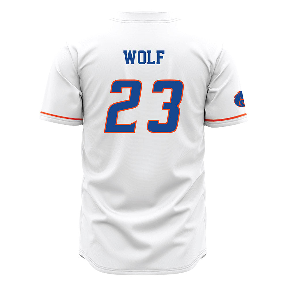 Boise State - NCAA Beach Volleyball : Abbie Wolf - White Jersey