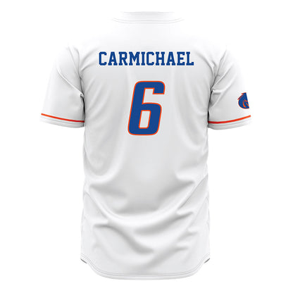 Boise State - NCAA Men's Basketball : Pearson Carmichael - White Jersey