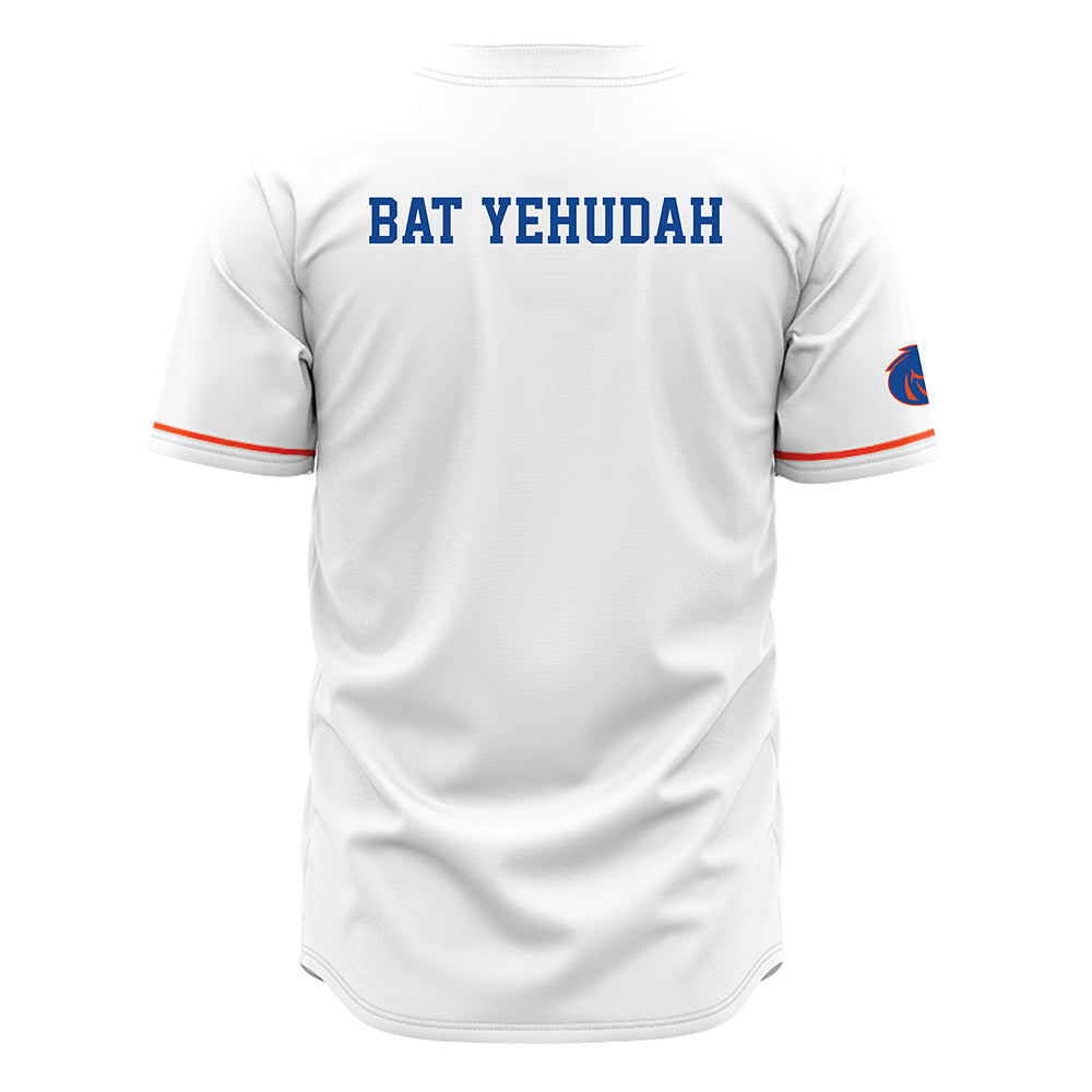 Boise State - NCAA Women's Gymnastics : Nesia Bat Yehudah - White Jersey-1
