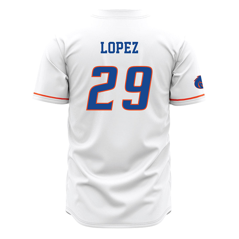Boise State - NCAA Football : Milo Lopez - White Jersey