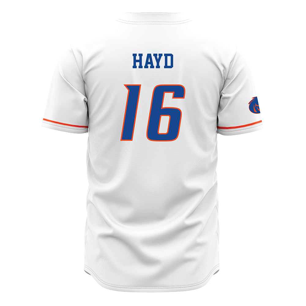 Boise State - NCAA Beach Volleyball : Nora Hayd - White Jersey-1