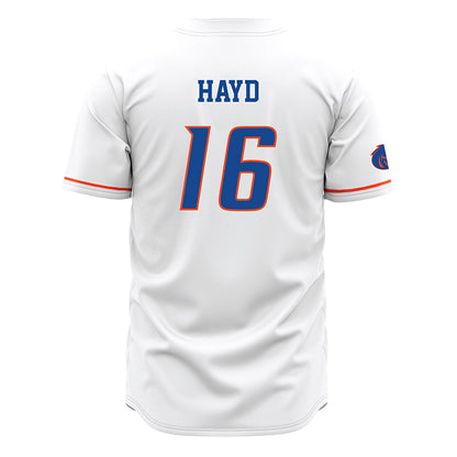 Boise State - NCAA Beach Volleyball : Nora Hayd - White Jersey-1