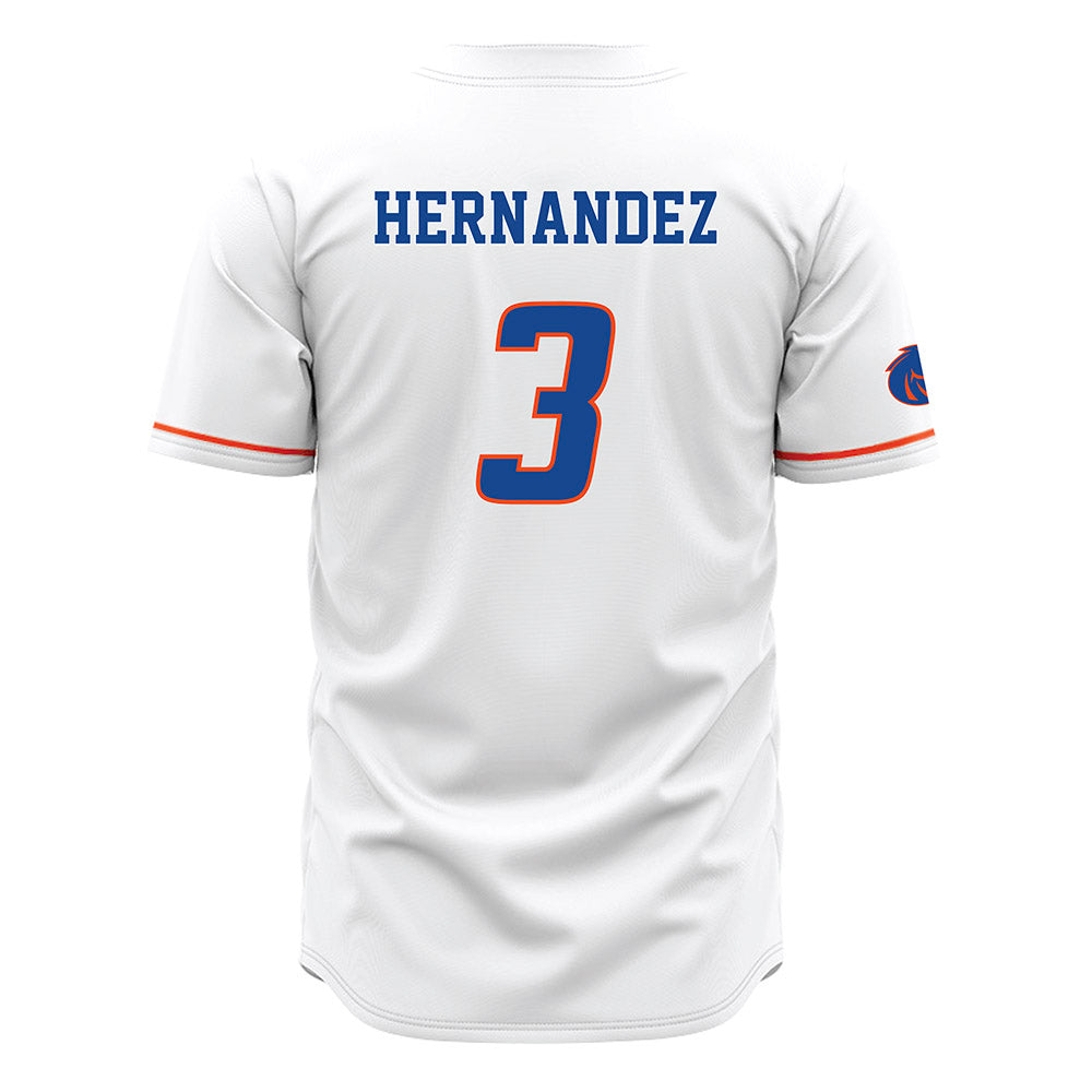Boise State - NCAA Women's Soccer : Alina Hernandez - White Jersey-1