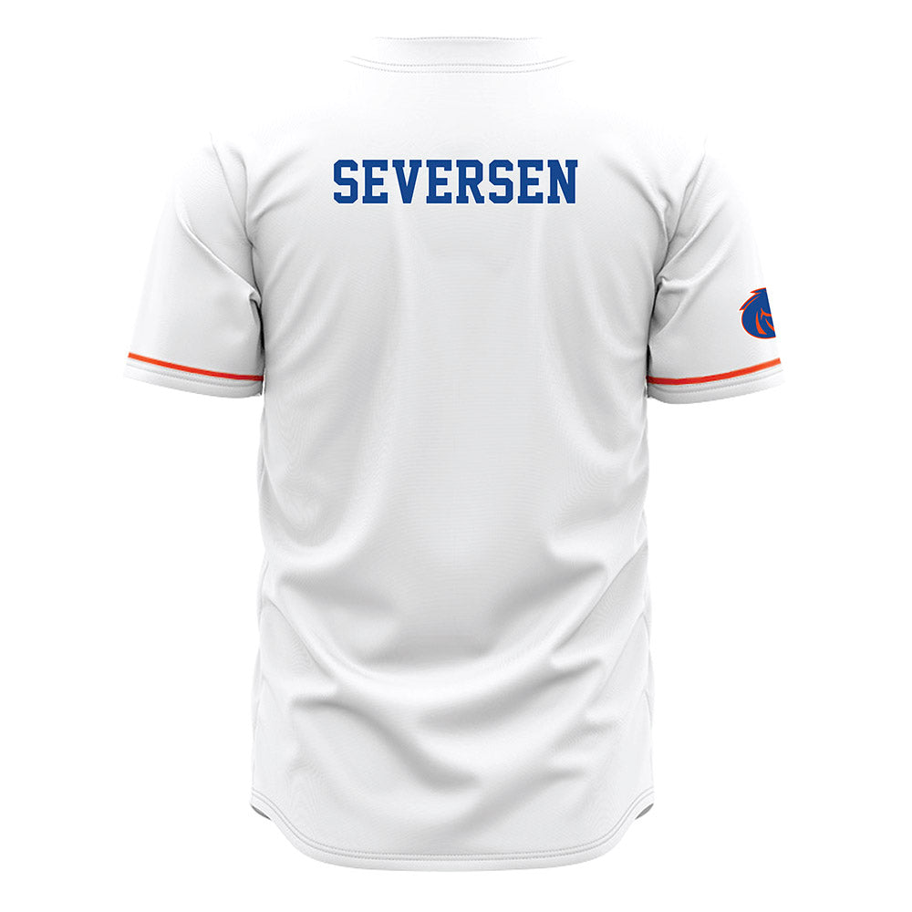 Boise State - NCAA Men's Tennis : Michael Seversen - White Jersey-1