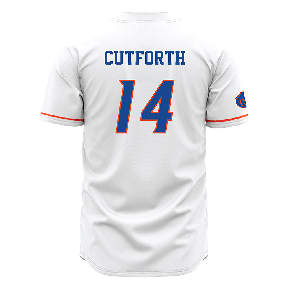 Boise State - NCAA Football : Max Cutforth - White Jersey