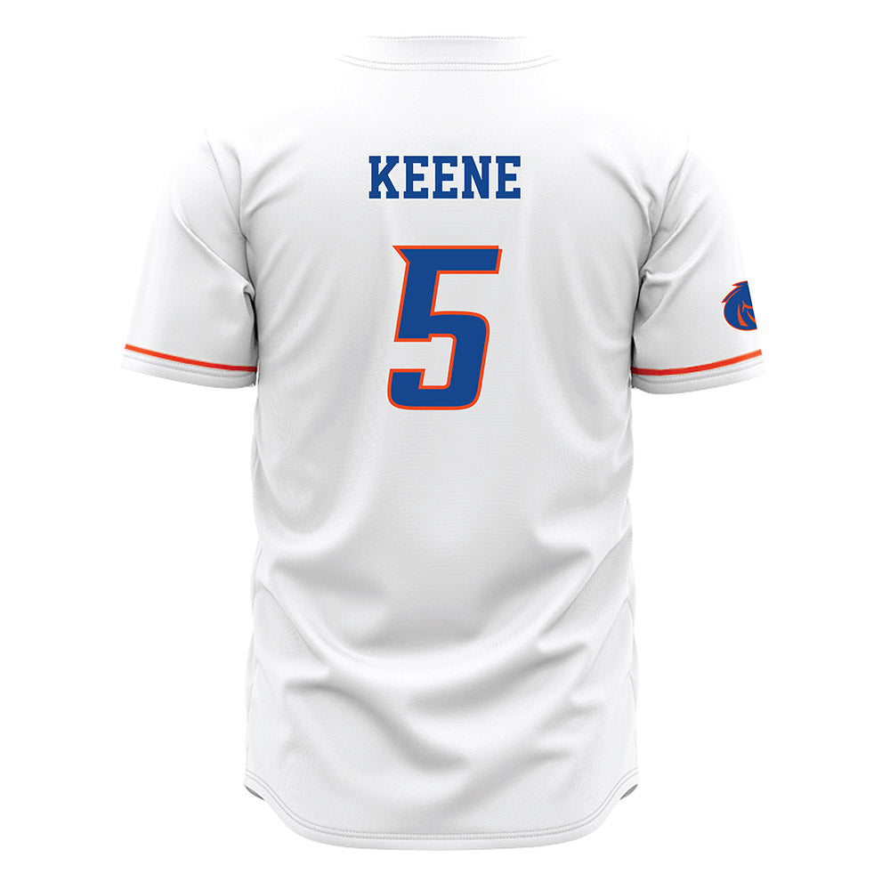 Boise State - NCAA Men's Basketball : Rj Keene - White Jersey