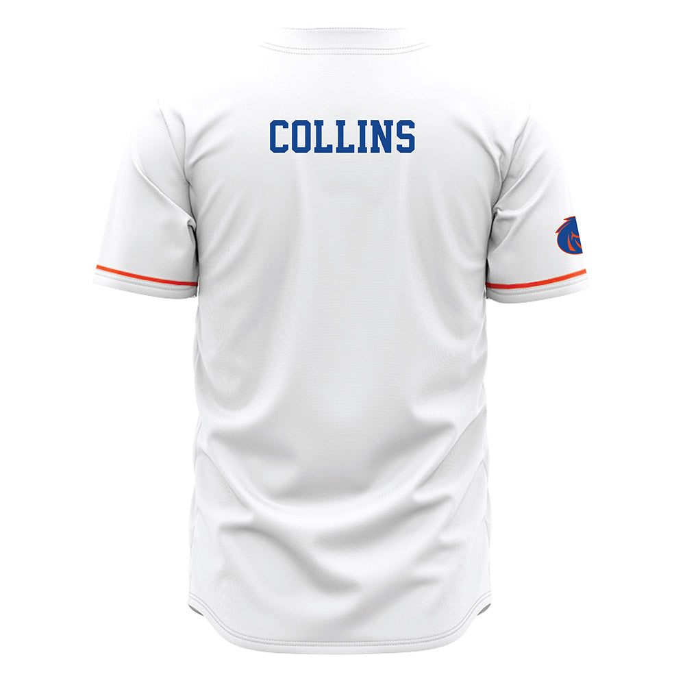 Boise State - NCAA Women's Track & Field : Nadia Collins - White Jersey-1