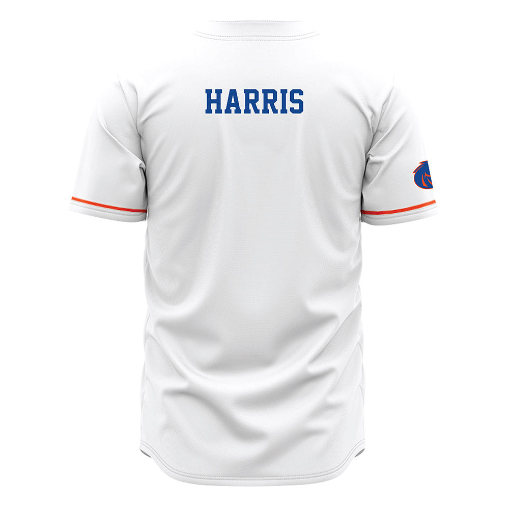 Boise State - NCAA Women's Gymnastics : Rilyn Harris - White Jersey-1