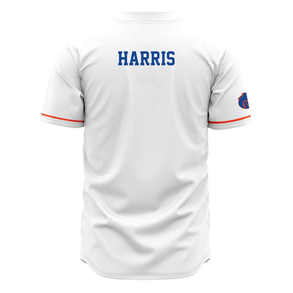 Boise State - NCAA Women's Gymnastics : Rilyn Harris - White Jersey-1
