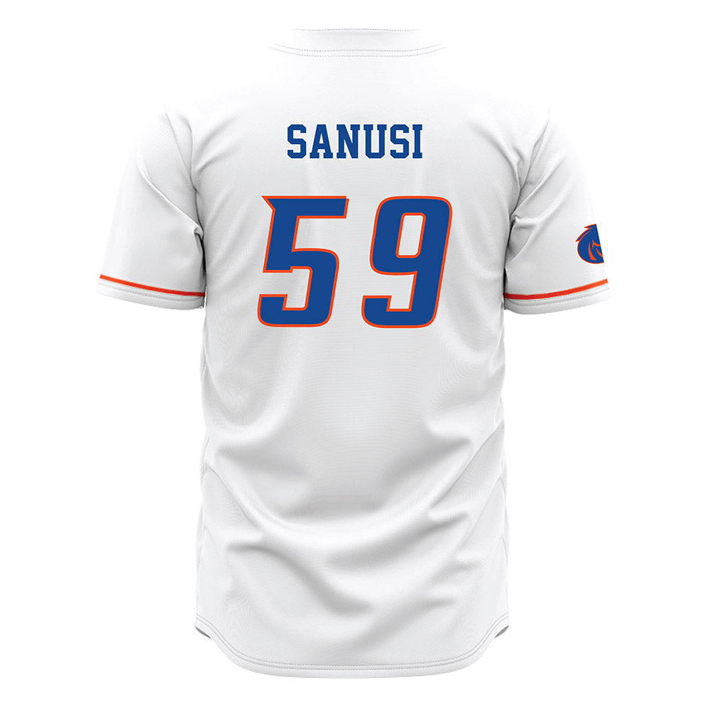 Boise State - NCAA Football : Lopez Sanusi - White Jersey