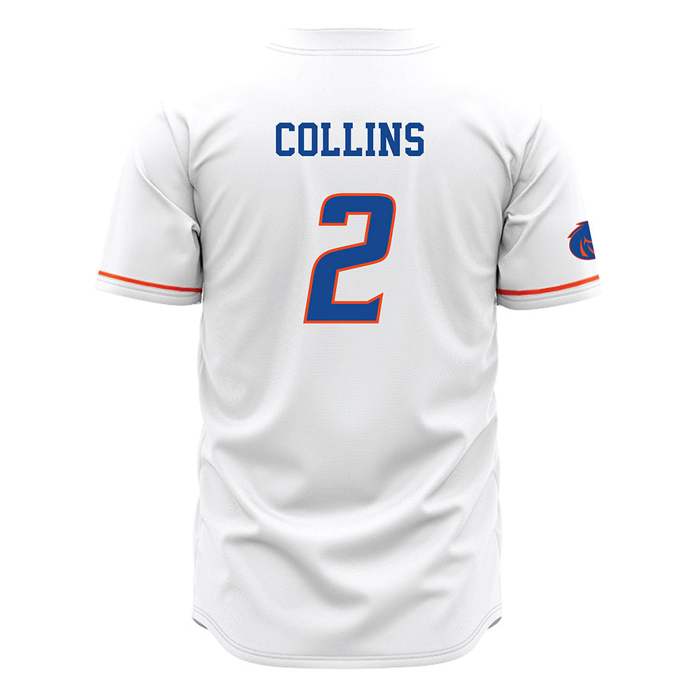 Boise State - NCAA Women's Soccer : Natalie Collins - White Jersey-1