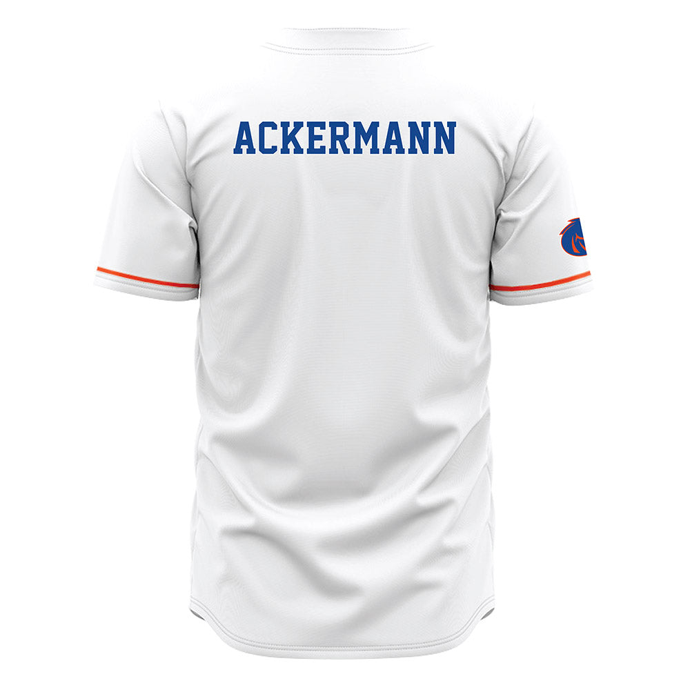 Boise State - NCAA Women's Track & Field : Hanna Ackermann - White Jersey-1