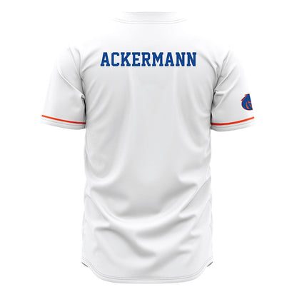 Boise State - NCAA Women's Track & Field : Hanna Ackermann - White Jersey-1