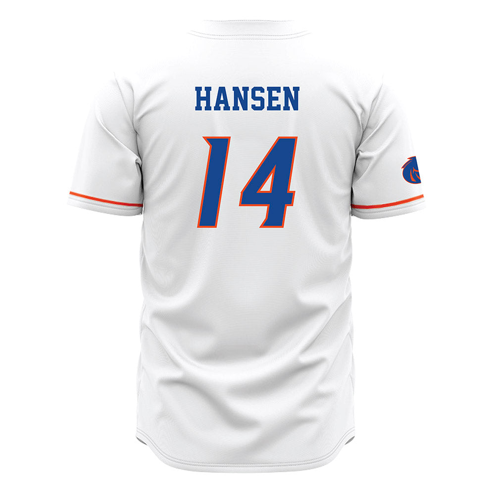 Boise State - NCAA Women's Basketball : Mya Hansen - White Jersey-1